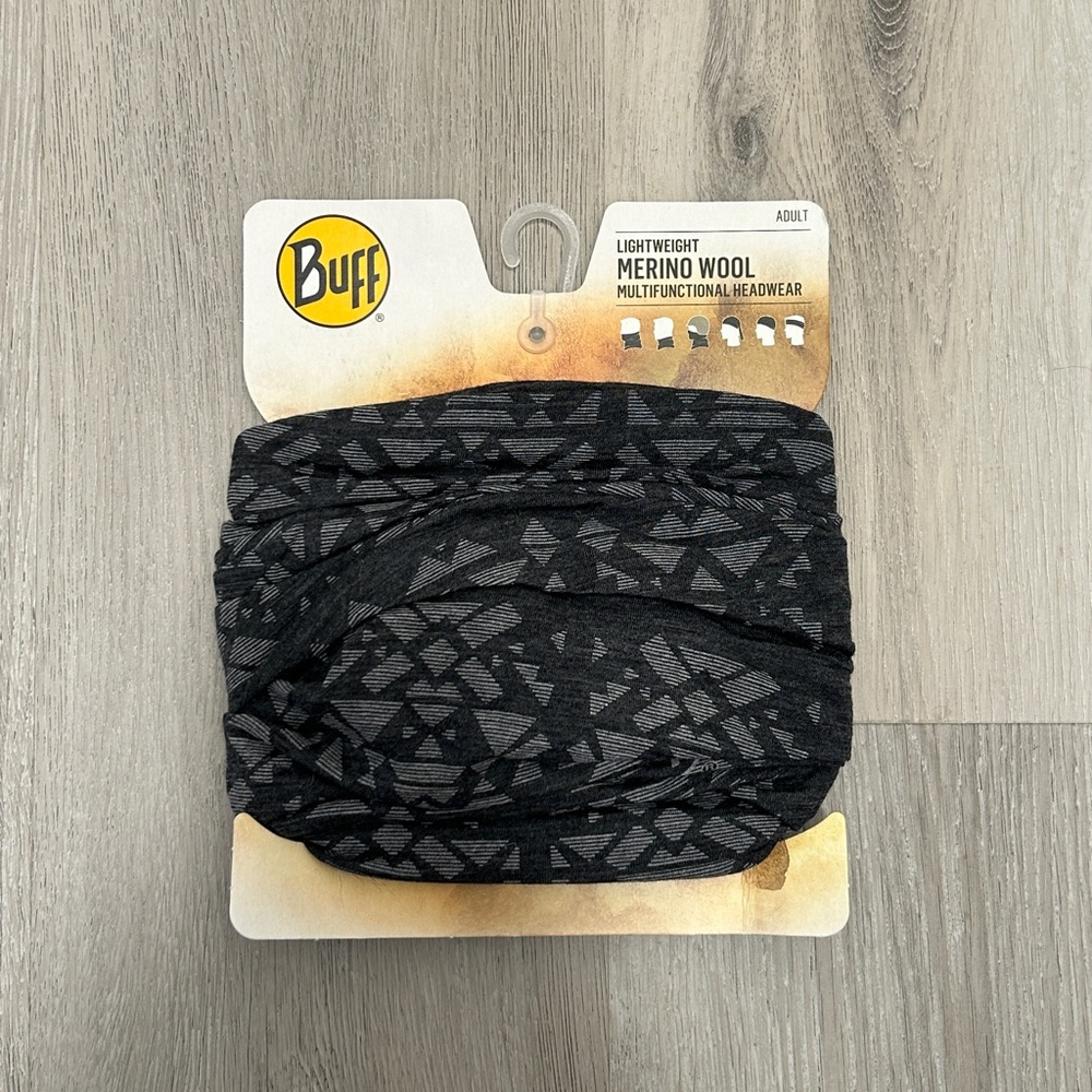 Buff Merino Lightweight Neckwear Gaiter Vratsa Grey